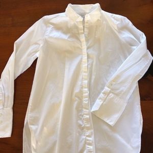 J. CREW Button-Down Tunic Shirt Size 12